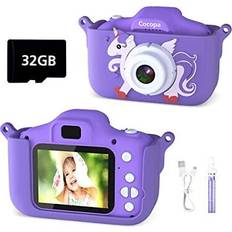 Cocopa kids camera digital camera for 3-12 year old girls,1080p hd video camera