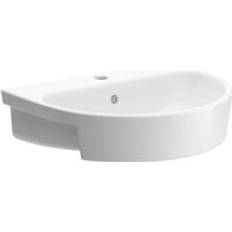 Signature Achilles Semi-Recessed Basin 555mm Wide Hole