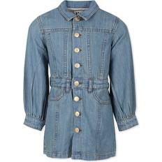 Molo Kjoler Molo Chaya Cowboykjole Washed Denim Blue