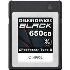 Delkin BLACK 650GB 3550 MB/s CFexpress Type B 4.0 Memory Card Black