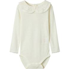 Name It Piger Bodyer Børnetøj Name It Merinould Bodystocking