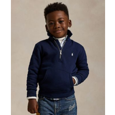 Boys Sweatshirts Children's Clothing Polo Ralph Lauren Toddler and Little Boys Fleece Quarter-Zip Pullover Sweatshirt Refined Navy