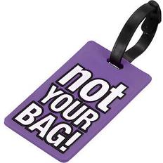 Purple Travel Accessories Uxcell luggage tag identifier