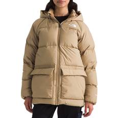 Girls - Green Outerwear The North Face Kids' Down Fleece-Lined Parka, Medium, Brown