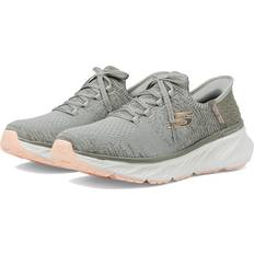 Dame - Grøn Spadseresko Skechers Edgeride Sneakers Low - Grøn/Lysegrøn/Orange