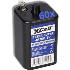 XCell 60x 4r25 6v 9500mah blockbatterie, für blinklampen, baustellenlampen