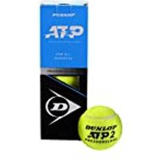 Tennis Balls Dunlop Tennisboll ATP trycklös för sand, hård plats och gräsmatta 1 x burk -