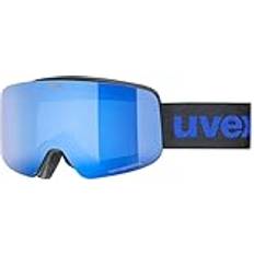Uvex pwdr FM, Skidglasögon barn, black matt/blue-clear, one