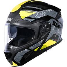 SMK Flip-Up Hjelm Gullwing Navigator - Sort/Gul
