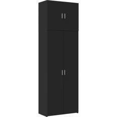 vidaXL 3281365 Black Skænk 80x249cm