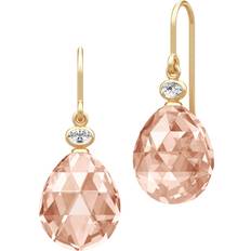 Guldbelagt - Pink Øreringe Julie Sandlau Ofelia Øreringe, Peach Morganite