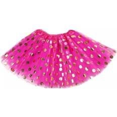 Pink Skirts A Liittle Tree Kid, Sparkling Polka Dot Hot Pink Dancewear Ballerina Tutu Princess Skirt Not Specified One