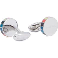 Multicoloured Cufflinks Paul Smith Striped Silver-tone Cufflinks Multicoloured