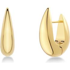Edblad Crest Hoops L - Guld