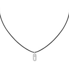 Messika White Gold And Diamond Messika CareS Necklace silver One