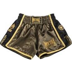 Martial Arts Shorts Metal Boxe Thai/Kick Extrem Noir