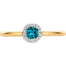 SI (1-2) Ringen Blush Ring - Gold/Topaz/Diamonds