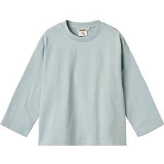 Wheat Kax L/S T-shirt - Blue (2113-bcf12-gots-1043)