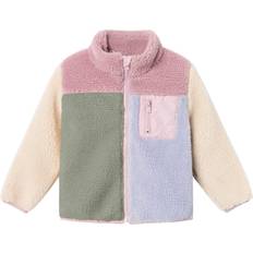 Name It Jungen Fleece-Bekleidung Name It Kid's Nmf Monica Jacket - Icelandic Blue