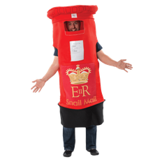 Orion Costumes Adult Postbox Fancy Dress