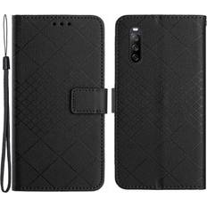 Flip 6 sort Eiderwood Flip Case with Wallet and Strap for Xperia 10 VI