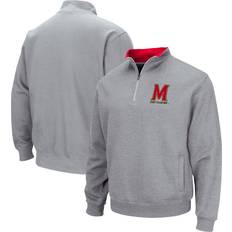 Jackets & Sweaters Colosseum Athletics Heathered Gray Maryland Terrapins Tortugas Team Logo Quarter-Zip Jacket Heather Gray, NCAA Men's Fleece/Jackets