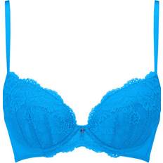 Underwire Underwear Ann Summers Sexy Lace Planet Padded Plunge Bra - Cobalt