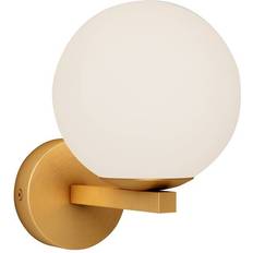 Lucande Bidolo Brass/White Vægarmatur ∅ 12cm
