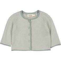 MarMar Copenhagen Cardigans MarMar Copenhagen Cardigan Strick Totti Dusty Jade Stripe Cardigans