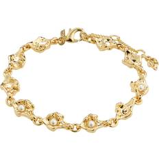 Inaya Recycled Armbånd, Gold Plated, 16,5