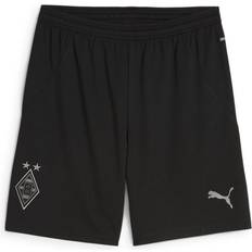 Bundesliga Pantaloni & Shorts Puma Shorts Borussia Mönchengladbach 24/25 da uomo Black Aged Silver Gray nero grigio