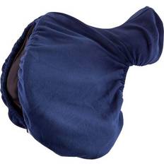 Blue Saddle Pads PREMIERE Dressage saddle cover for fleece horse Bleu