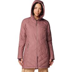 Pink - Women Clothing Columbia Women's Heavenly Long Hooded Jacket, Medium, Pink