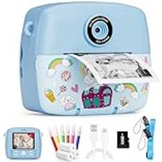 Digital Cameras ASTGMI Kids Instant Print Camera 1080P HD