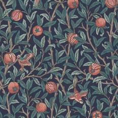 Bird Pomegranate Navy Blue Wallpaper 10m x 52cm