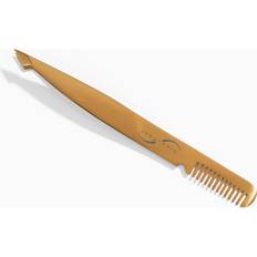 Tweezers Joey healy pro sculpting tweezer pro-performance brow tool steel slanted and Gold 0.1 pounds