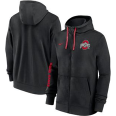 Nike Men's Ohio State Buckeyes 2024 Sideline Full-Zip Hoodie Black, White Black/White