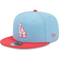 New Era Men's Light Blue/Red Los Angeles Dodgers Spring Basic Two-Tone 9FIFTY Snapback Hat