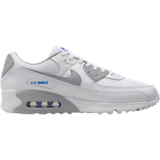 Nike air max 90 herre NIKE Air Max 90 M - White/Racer Blue/Black/Light Smoke Grey