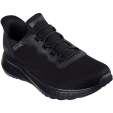 Skechers Men's Slip-Ins- Bobs Sport Squad Chaos Memory Foam Wide-Width Casual from Finish Line Black 9.5W