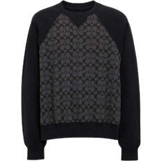 Coach Sweaters Coach Signature Crewneck Sweatshirt - Charcoal Signature