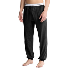 Cotton - Men Pajamas Calvin Klein Men's Modern Cotton Logo Pajama Pants BLACK