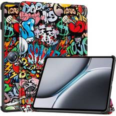 Eiderwood OnePlus Pad 2 Tri-Fold Kunstlæder Cover m. Vågeblus Funktion Graffiti