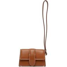 Jacquemus AirPods Case with Leather Wrist Strap - Marron Clair