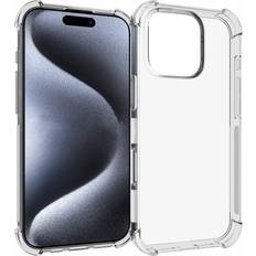 Eiderwood iPhone 16 Pro Fleksibelt Plastik Cover m. Kraftige Hjørner Gennemsigtig