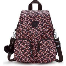 Kipling Backpacks Kipling Backpack Firefly Up Dancing Bouquet Print Small Woman 100% Recycled Polyester
