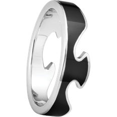 Georg Jensen Herr Ringar Georg Jensen Fusion Ending Ring - White Gold/Black