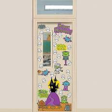 Multicolored Decals & Wall Decorations Oriental Trading 30 Pc Halloween Door Decorating Kit