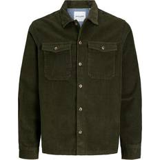 Manchester Skjortor Jack & Jones Overshirt jjeEddie Corduroy Overshirt LS SN Brun