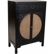 Alexandra House Living Entrance Hall with Drawers Black/Beige Avlastningsbord 36x70cm